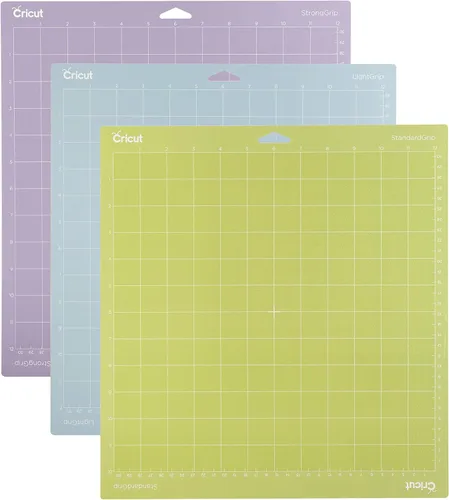 Miniatura 6 de Cricut calcomanía Back esteras 12"x12" de corte 3/pkg-green, Azul y Morado