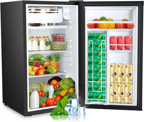 Miniatura 14 de Electactic Refrigerador compacto de 2.56 pies cúbicos con puerta individual reversible, NEGRO