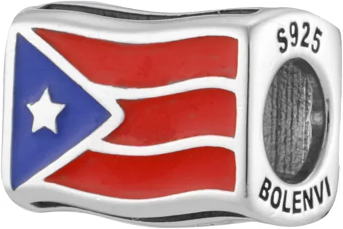 Miniatura 10 de Bolenvi Banderas Travel Country, dijes para el día de la madre, plata de ley 925 para pandora y pulseras o collares similares, joyería para mujeres
