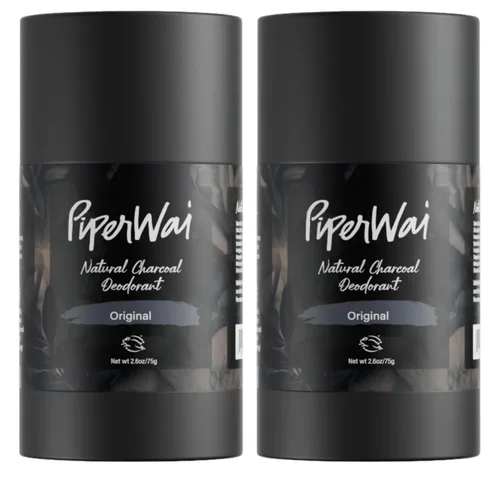 Miniatura 8 de Crema de desodorante natural PiperWai con carbón activado Protección contra el sudor de 24 horas, vegano, desodorante libre de aluminio
