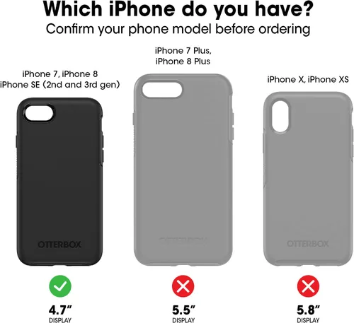 Miniatura 2 de OtterBox Funda para iPhone 7/8 y iPhone SE de 3ª y 2ª generación de la serie Symmetry - Mickey Pride, ultra suave, compatible con carga inalámbrica
