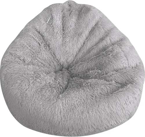 Miniatura 25 de Funda para silla de puf para almacenamiento de animales de peluche (sin relleno) para niños y adultos. Extra grande, nido de pájaro, puf suave