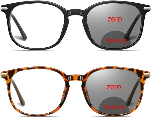 Miniatura 12 de Paquete de 2 lentes de sol de transición, lentes de lectura fotocromáticos para mujer, TR90, cuadrados, bifocales, para presbicia, paquete económico