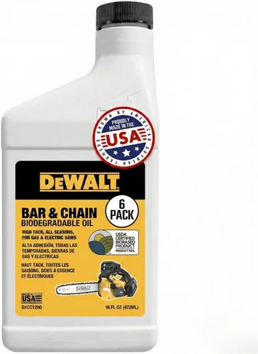Miniatura 12 de DEWALT – Aceite biodegradable para barra y cadena – Verde, ecológico, no tóxico, lubricante profesional para motosierra – Aceite ultralimpio