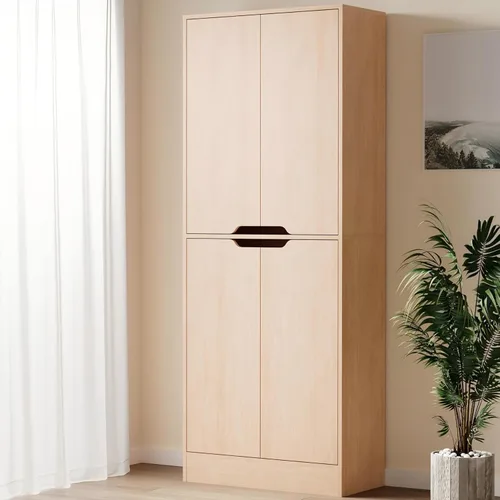 Miniatura 9 de Housoul Armario independiente de despensa de cocina de 71 pulgadas de alto, armario independiente de 4 puertas con estantes ajustables, gabinete