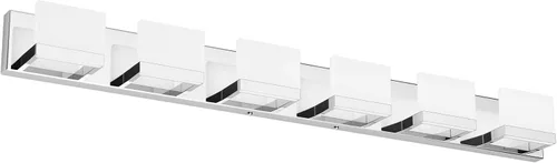 Miniatura 27 de Tipace - 3 Lámparas regulables de tocador, modernas, cromadas, con luz led arriba y abajo, para colocarlas en la pared o sobre el espejo del tocador