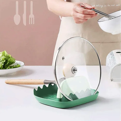 Miniatura 2 de Soporte para cuchara de cocina, soporte para utensilios de cocina, cucharón de cocina/espátula/cuchara, estufa de cuchara, resistente al calor, sin