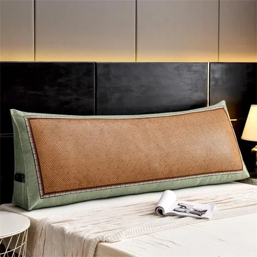 Almohada triangular para cabecero, cojín triangular suave, almohada de lectura, respaldo grande, soporte de posicionamiento, almohada de cuña, para
