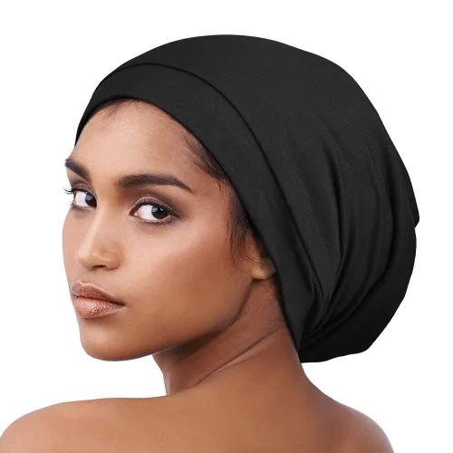 Miniatura 42 de Alnorm - Gorro con forro de satén y suave banda elástica para hombres y mujeres, talla única Se ajusta a la mayoría