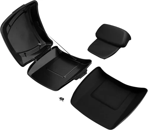 Miniatura 7 de TCT-MOTORPARTS Paquete de maquinilla de afeitar negro de 5.5 pulgadas para Harley Tour Pak Road King 2014-2023 CVO Road Glide, Street Glide, Road