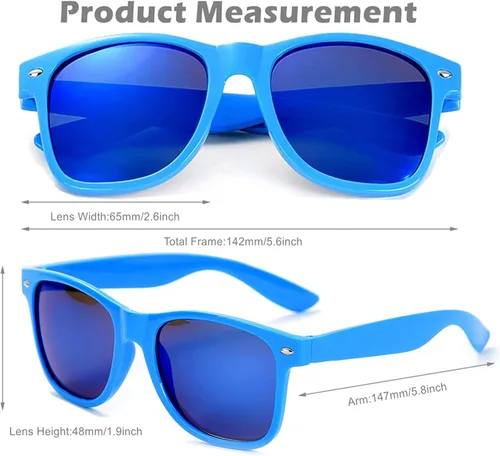 Miniatura 4 de Eyegla Paquete de 81218 lentes de sol de neón a granel coloridos para fiesta, gafas retro para fiesta para adultos, hombres y mujeres