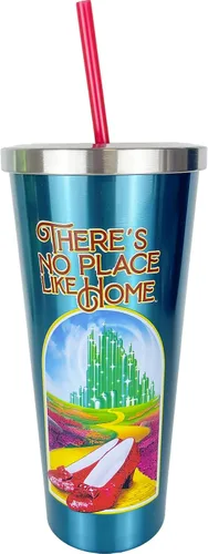 Miniatura 2 de Spoontiques DC Comics - Vaso de acero inoxidable, 24 onzas, taza de viaje aislada de doble pared con pajilla, Batman