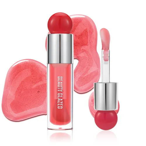 Beauty Glazed Variedad de colores - Aceite labial ultra hidratante y nutritivo no pegajoso, acabado brillante suave, aceite de brillo labial de 104