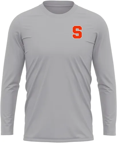 Miniatura 91 de Camisa deportiva de manga larga oficial de la NCAA Collegiate para hombre, con logotipo en el pecho izquierdo, colección Athletic Heather