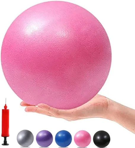 Miniatura 15 de Mini Pelotas de Yoga 6 Pulgadas Pelota de Ejercicio Pilates Terapia de Equilibrio Micropore Bola Equipo de Barre para Entrenamiento de Estabilidad