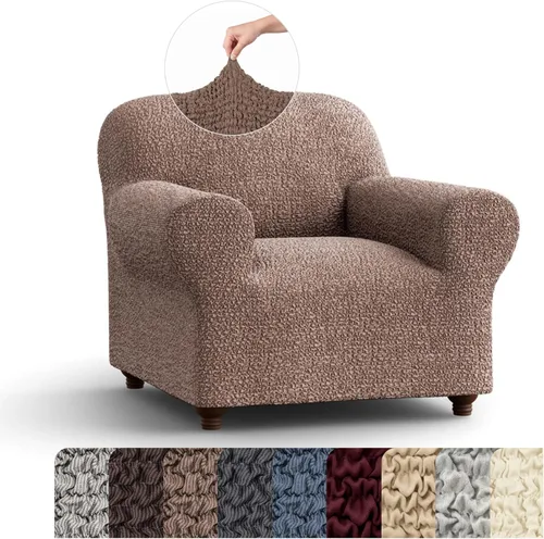 Miniatura 21 de PAULATO BY GA.I.CO. Funda para silla - Funda para sillón - Funda desmontable para sillón - Funda de tela de algodón - 1 pieza, protector de muebles