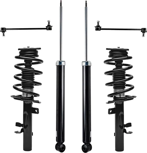 Detroit Axle - Kit de puntales delanteros de 6 piezas para Ford Escape 2014-2019, 2 puntales y muelles helicoidales, 2 enlaces de barra