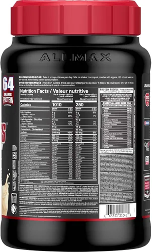 Miniatura 3 de ALLMAX QUICKMASS, Vainilla, 3.5 libras, catalizador de ganancia de masa rápida, hasta 2.26 oz de proteína por porción, proporción 3:1