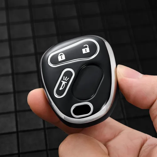 Miniatura 5 de ELOHEI Funda para llavero para Chevy, estuche de llavero suave premium compatible con 2000-2007 Chevrolet Silverado Avalanche Equinox Suburban S10
