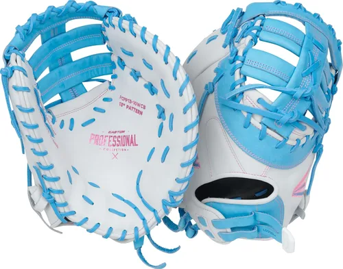 Miniatura 7 de Easton Guantes de sóftbol de lanzamiento rápido de la colección profesional Tamaños 11.5" - 13" Múltiples estilos Tela tejida dividida