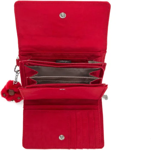 Miniatura 2 de Kipling Pixi - Cartera organizadora mediana, Tonal de cereza., Cartera plegable