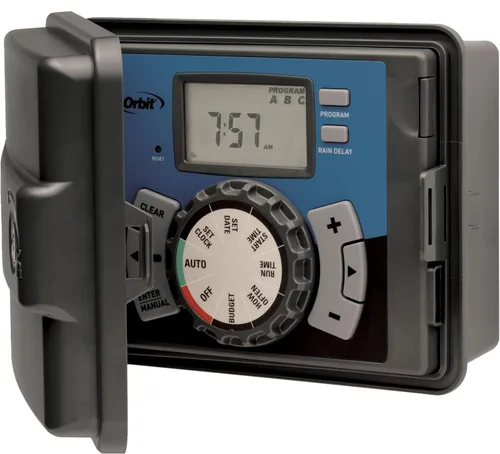 Miniatura 2 de Orbit 27894 - Temporizador/controlador de rociadores para interiores y exteriores de 4 estaciones Logic de fácil configuración