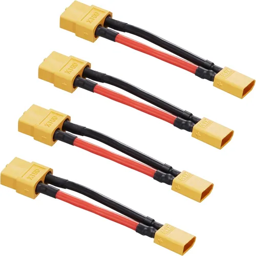 Miniatura 6 de Conector hembra 10AWG Ec5 a SAE, paquete de 2 cables SAE a EC5 de alimentación automotriz, adecuado para batería solar de coche, 5.9 in