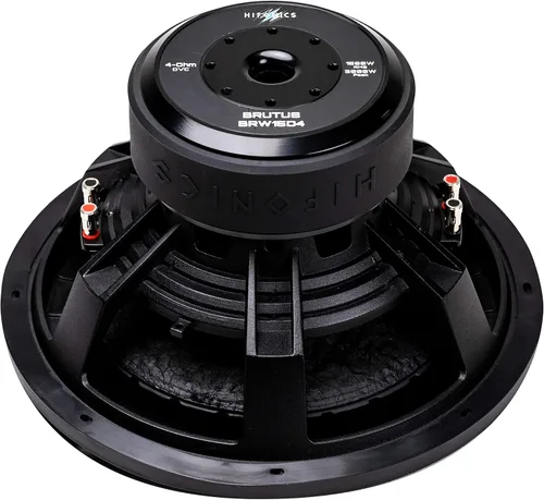 Miniatura 4 de Hifonics BRW15D2 - Subwoofer de audio para automóvil Brutus de 3000 vatios de 15 pulgadas con calibre pesado, recubrimiento en polvo, canasta