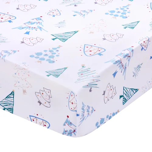 Miniatura 14 de UOMNY Sábana de Cuna Blanca Sábanas Ajustables para Cuna Sábana de Bebé para Colchones Estándar de Cuna y Niños Pequeños Sábana de Ropa de Cama