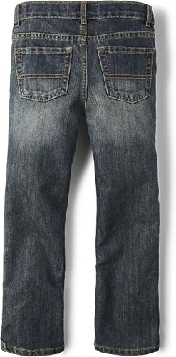 Miniatura 3 de The Children's Place - Jeans básicos de pierna con corte de bota, para niño