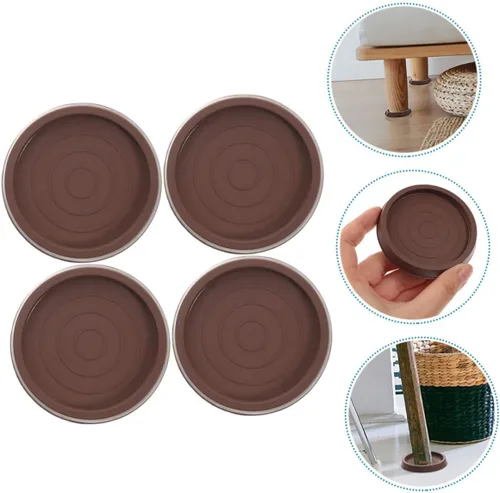 Miniatura 9 de STOBOK Almohadillas protectoras para patas de muebles, protectores de pies de silla, cubiertas de patas de piso de madera dura, tapas de pies