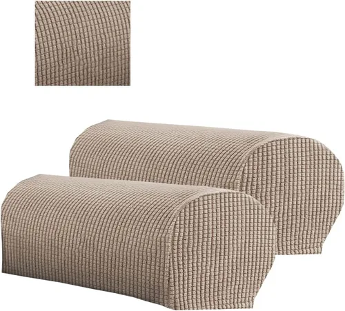 Miniatura 10 de 2 fundas de poliéster para reposabrazos de sofá, funda para sillón, fundas antipolvo, protector de muebles suave y cómodo para sofá, silla reclinable