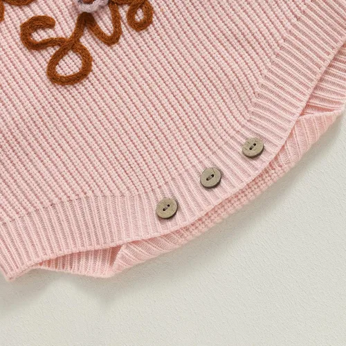 Miniatura 7 de ZAXARRA Mameluco de punto de manga larga para bebé recién nacido, ropa linda