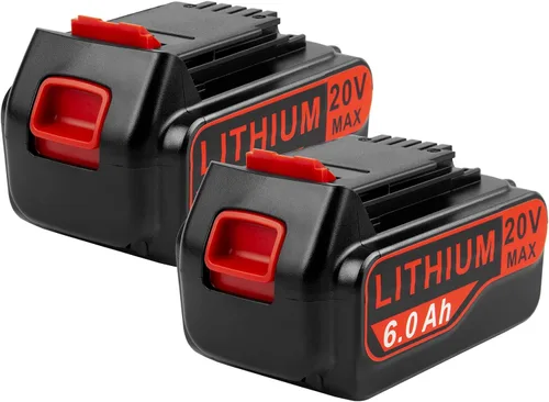 Miniatura 9 de Labtec LBX4020 - Paquetes de baterías de 20 V 6000 mAh compatibles con Black&Decker 20V LBXR20 LBXR20B LBXR20-OPE LBXR2020 LBXR20 LBXR20 LBX20