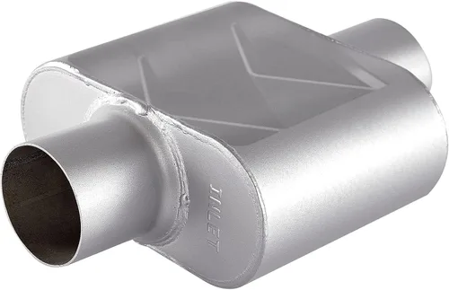 Silenciador Universal de Escape con Sonido Agresivo, Silenciador Anticorrosivo, Silenciadores de Rendimiento de Cámara para Autos, Camiones (2"