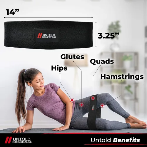 Miniatura 3 de Heavy Resistance Bands - Hip Bands for Working Out, Premium Exercise Bands Resistance, Durable Resistance Bands for Strength, Flexibility & Glute