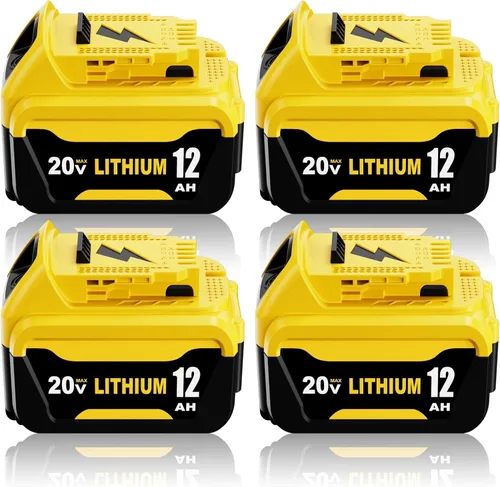 Miniatura 11 de 2Pack 12.0 Ah High Capacity DCB206 Replacement for Dewalt 20v Max Battery Lithium Compatible with Dewalt 20v Battery Compatible with Dewalt Battery