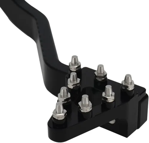 Miniatura 5 de JFG RACING Palanca de pedal de freno trasero plegable para motocicleta, CNC universal para CRF XR RM KX KLX TTR PW SSR Apollo TAO TAO SDG 50cc