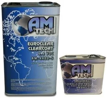 Amtech AM-4400-5 4.4 VOC EuroClear Advanced European Technology Clearcoat Kit/W Activator (AM-4475 M)