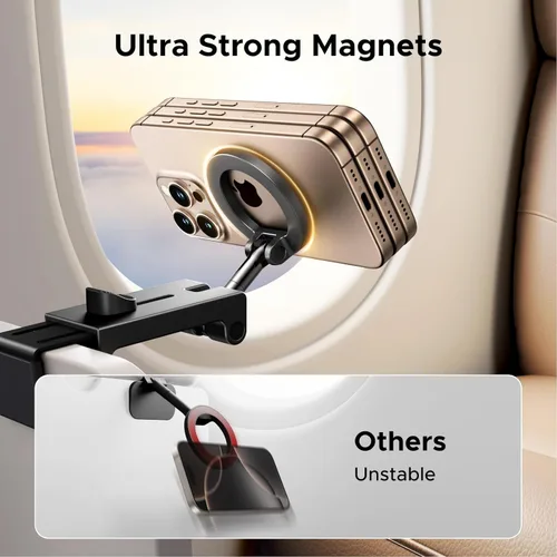 Miniatura 4 de UGREEN Magsafe Air Plane Travel Essentials - Soporte magnético para teléfono compatible con iPhone 17 Air 16 15 14 Plus 13 12 Pro Max Mini Magsafe