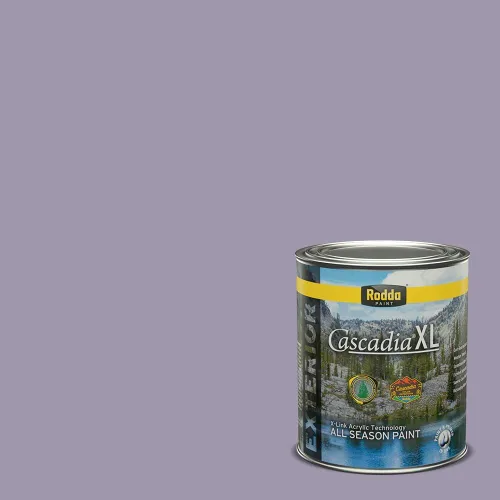 Miniatura 107 de Rodda Paint CASCADIA XL Pintura e imprimación satinada para exteriores en uno, cuarto de galón, azul playa norte