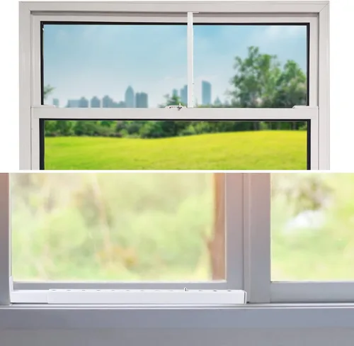 Miniatura 5 de ZhouDaShu Barras de seguridad ajustables para ventanas (acero), barras de bloqueo de ventana en el interior para evitar robos, topes de ventana