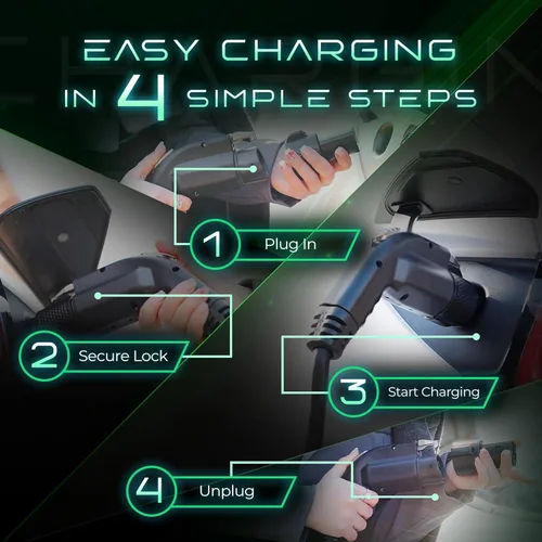 Miniatura 5 de *SOLO PARA TESLA* Conector ApexCharger PRO 1: adaptador J1772 a Tesla. Convierte estaciones de carga de vehículos eléctricos de CA portátiles