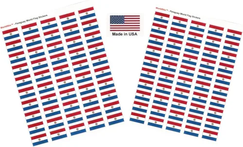 Miniatura 9 de 100 calcomanías de la bandera de Alaska; 1.5" x 1" hechas en Estados Unidos, calcomanías autoadhesivas de la bandera del estado para álbumes