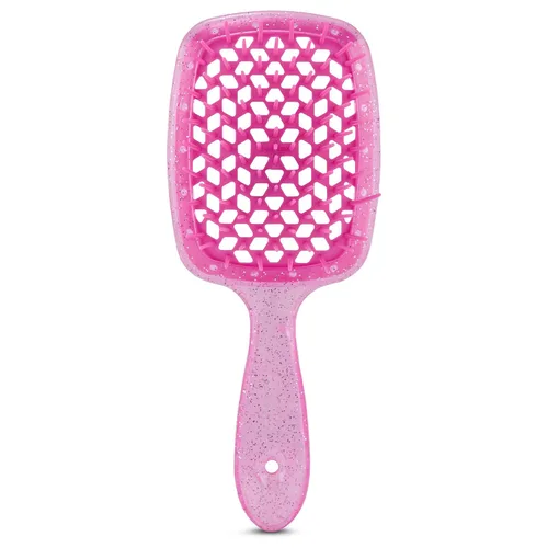 Miniatura 11 de Cepillo desenredante para todo tipo de cabello húmedo o seco, cepillado sin dolor, cepillo ventilado, mango ligero con flexión extrema para Amatista