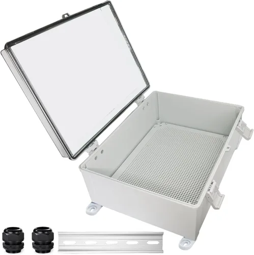 Miniatura 24 de Caja Eléctrica Impermeable a Prueba de Polvo Caja de Conexiones Resistente a la Intemperie IP67 Carcasa de Plástico ABS Caja de Proyecto