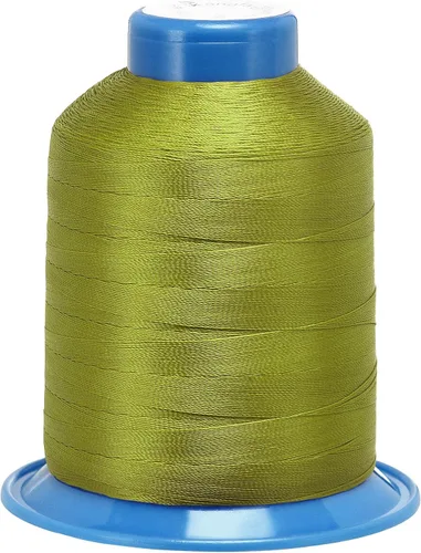 Miniatura 18 de uxcell Hilo de coser de poliéster extrafuerte de 1312 yardas, hilo de tapicería de 210D/0.013 in para costuras manuales y a máquina (azul)