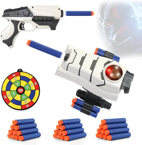 Juguetes de Star Wars Stormtrooper Blaster de Espuma para Niños de 5, 6, 7, 8, 9+ Años, Juguetes de Guante de Poder de Superhéroe con 30 Dardos para
