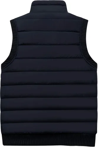 Miniatura 3 de Vcansion - Chaleco de felpa para hombre casual acolchado de cuello alto