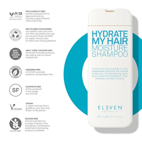 Miniatura 5 de ELEVEN AUSTRALIA Hydrate My Hair Shampoo El mejor champú hidratante para cualquier clima